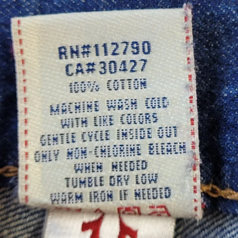 ✅ True Religion Blue Billy relaxed bootcut jeans size 36